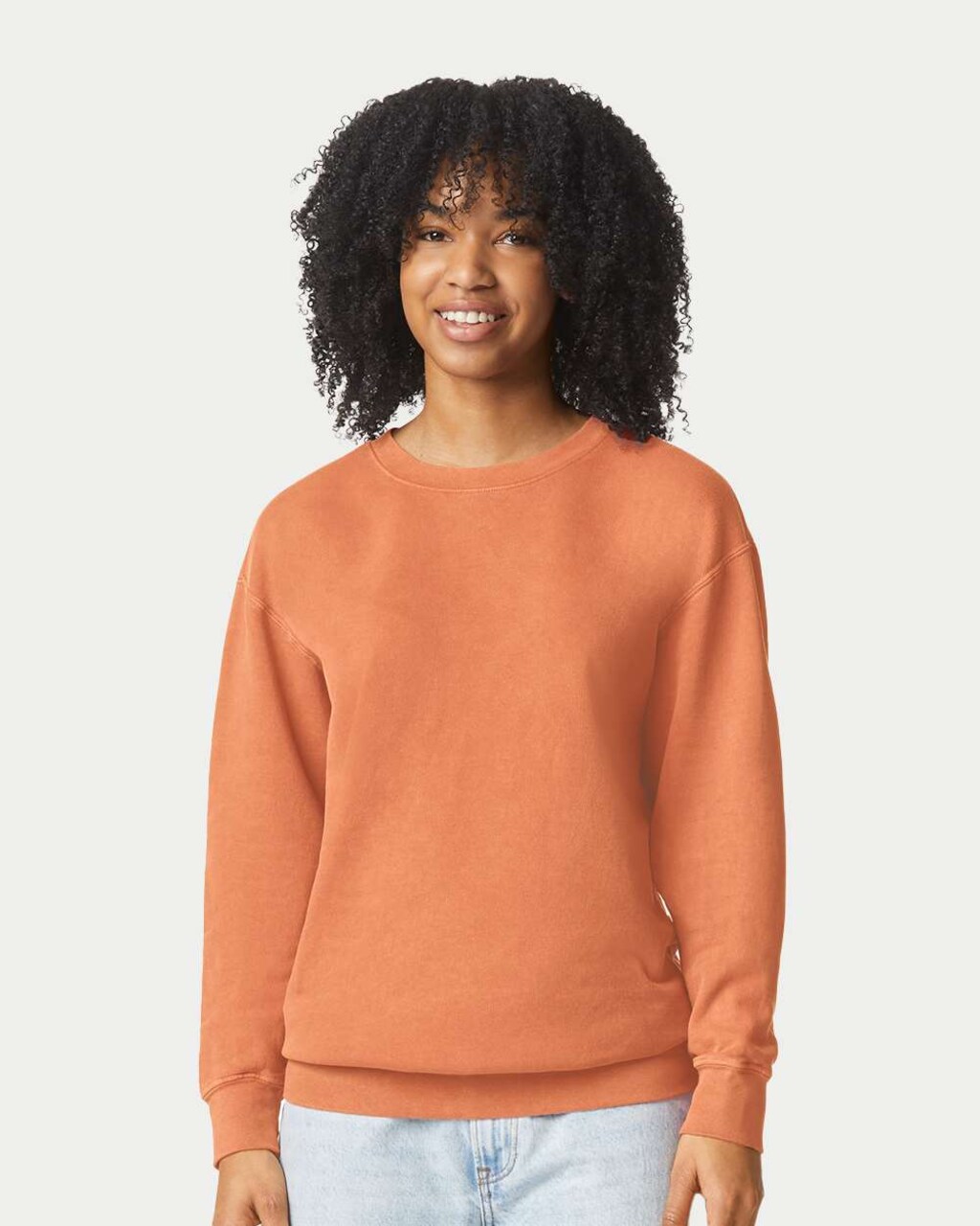 Comfort Colors® Unisex Garment-Dyed Lightweight Fleece Crewneck Sweatshirt